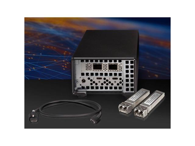 Sonnet Twin25G Dual-Port 25GbE Thunderbolt Adapter with 2x SFP28 Transceivers TWIN25G-TB