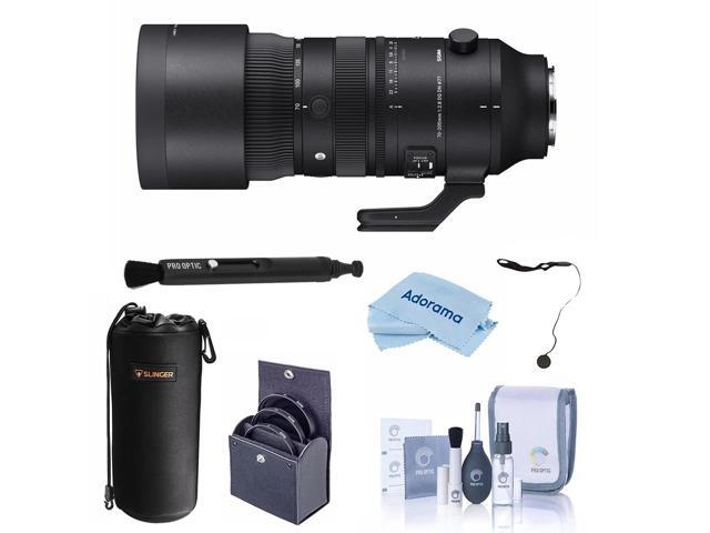 Sigma 70-200mm f/2.8 DG DN OS Sports Lens for L Mount, Bundle with Lens Case, Filter Kit, Lens Cap Tether, Cleaning Kit and Cleaning Cloth