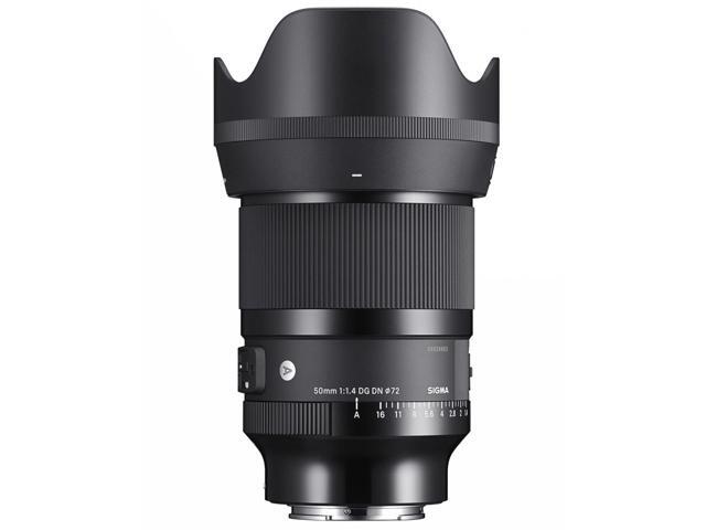 Sigma 50mm f/1.4 DG DN Art Lens for Sony E Bundle with 72mm Multi Coated UV Filter, Microfiber Cleaning Cloth