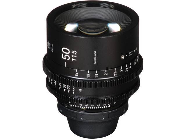 Sigma 50mm T1.5 FF Fully Luminous High-Speed Prime Cine Lens for Canon EF, Feet