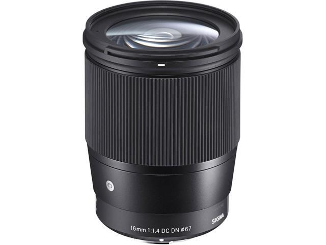 Sigma Contemporary Lens Bundle Includes Sigma 16mm f/1.4DC DN - 30mm f/1.4 DC DN - Sigma 56mm f/1.4 DC DN for Sony E-mount Cameras, Black