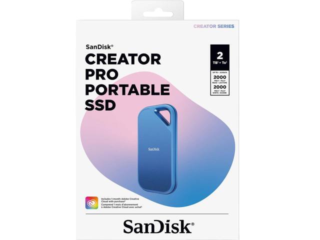 SanDisk - Creator Pro 2TB Portable SSD - Blue - image 7