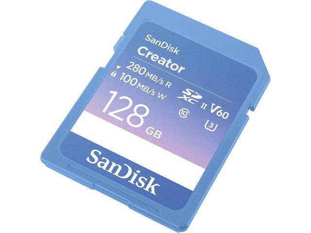 SanDisk Creator Series 128GB UHS-II SDXC Memory Card