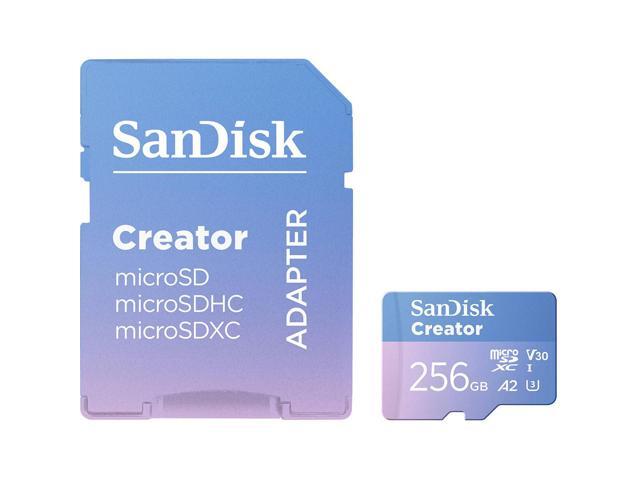 SanDisk - Creator 256GB microSD Card UHS-I with Adapter - image 3