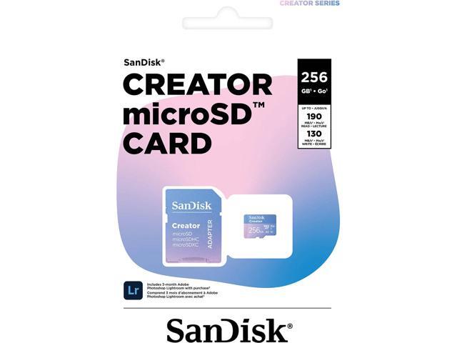 SanDisk - Creator 256GB microSD Card UHS-I with Adapter - image 6