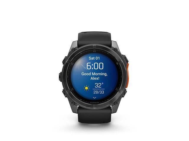 Garmin - fēnix 8 AMOLED  GPS Smartwatch 51mm Fiber-reinforced polymer - Slate Gray - (2024) - image 11