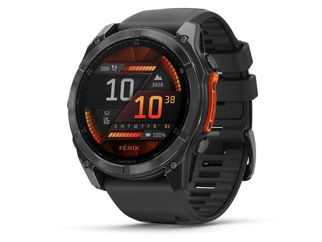 Garmin - fēnix 8 AMOLED  GPS Smartwatch 51mm Fiber-reinforced polymer - Slate Gray - (2024) - image 10