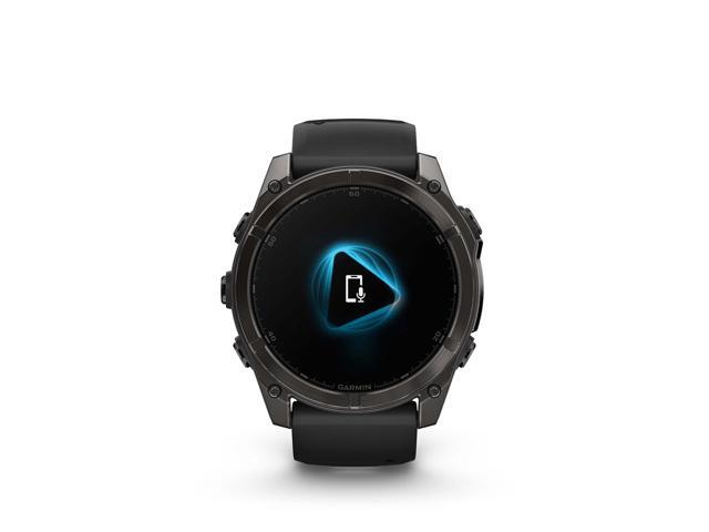 Garmin - fēnix 8 AMOLED Sapphire GPS Smartwatch 51mm Fiber-reinforced polymer - Carbon Gray DLC Titanium - (2024) - image 6