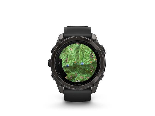 Garmin - fēnix 8 AMOLED Sapphire GPS Smartwatch 51mm Fiber-reinforced polymer - Carbon Gray DLC Titanium - (2024) - image 8