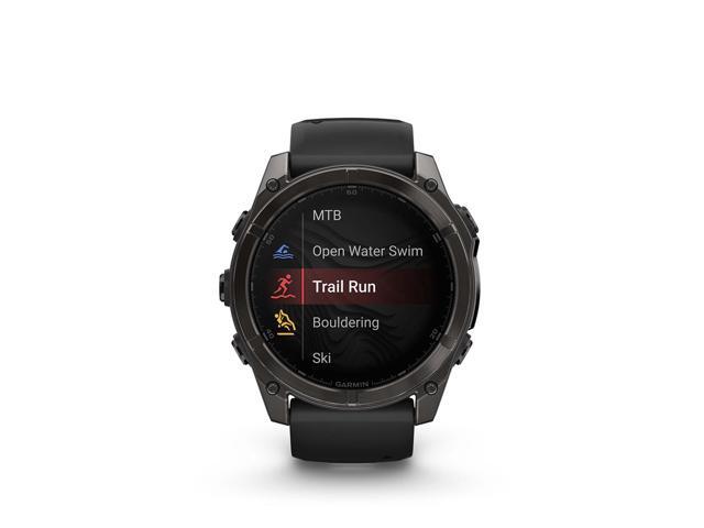 Garmin - fēnix 8 AMOLED Sapphire GPS Smartwatch 51mm Fiber-reinforced polymer - Carbon Gray DLC Titanium - (2024) - image 9