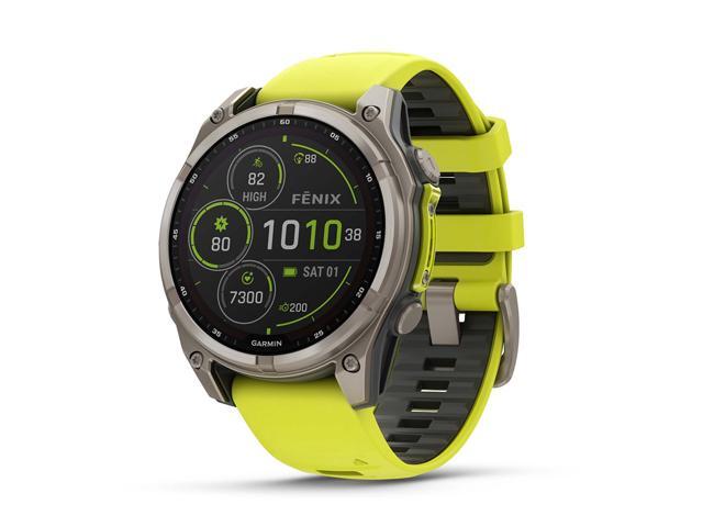 Garmin - fēnix 8 Solar Sapphire GPS Smartwatch 47mm Fiber-reinforced polymer - Titanium - (2024) - image 3