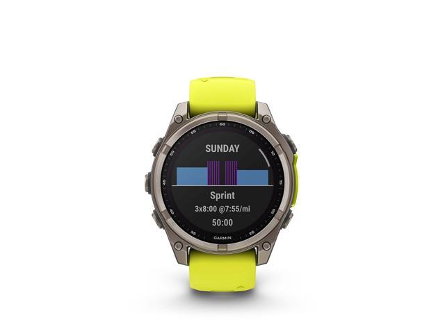 Garmin - fēnix 8 Solar Sapphire GPS Smartwatch 47mm Fiber-reinforced polymer - Titanium - (2024) - image 6