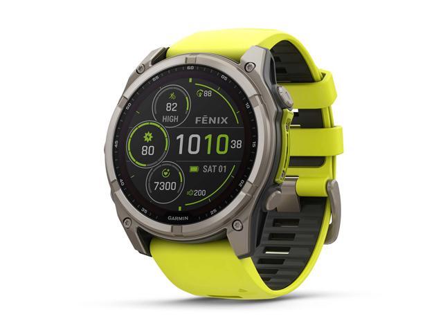 Garmin - fēnix 8 Solar Sapphire GPS Smartwatch 51mm Fiber-reinforced polymer - Titanium - (2024) - image 3