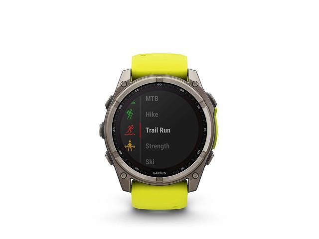 Garmin - fēnix 8 Solar Sapphire GPS Smartwatch 51mm Fiber-reinforced polymer - Titanium - (2024) - image 9