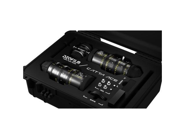 DZOFILM Catta Ace 35-80mm and 70-135mm T2.9 Cine Lens Bundle for PL Mount and Canon EF, Black