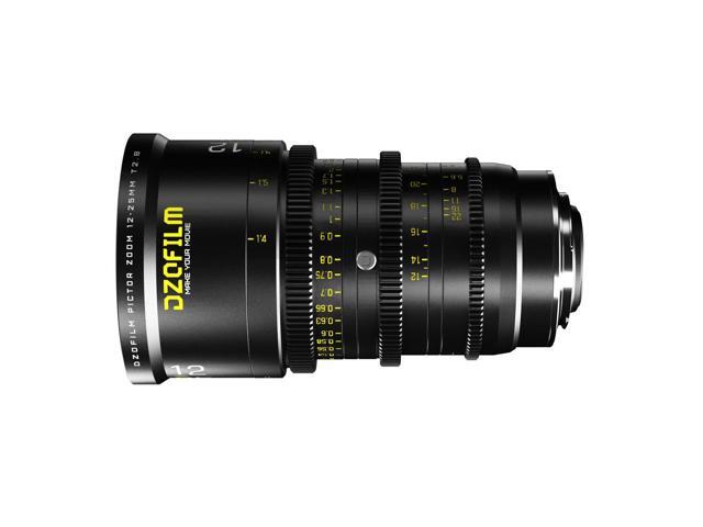 DZOFILM Pictor Zoom 12-25mm T2.8 Parfocal Cine Lens for PL Mount and Canon EF, Black