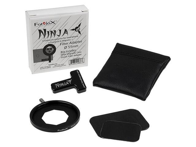 Fotodiox Ninja 55mm Magnetic Filter Adapter Kit for Smartphones #NJA-KIT-55