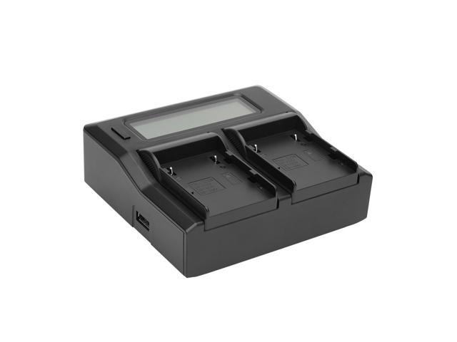 Green Extreme Dual Smart Charger with LCD Screen for Canon BP-A60 Battery