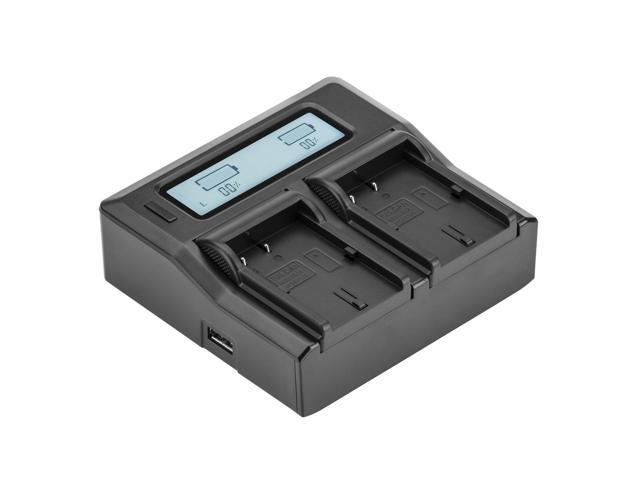 Green Extreme Dual Smart Charger with LCD Screen for Canon BP-P-508