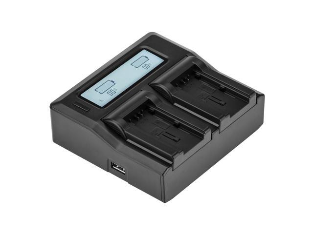 Green Extreme Dual Smart Charger with LCD Screen for Canon BP-718