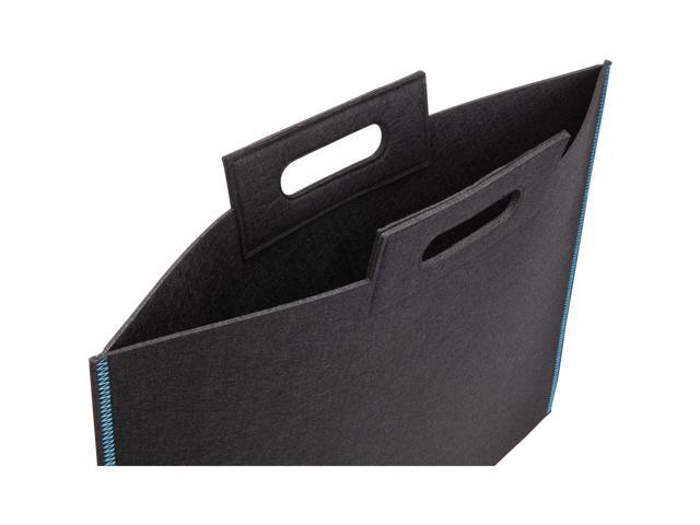 Itoya Midtown Large Format Artwork Carrier Bag, 14x21', Black/Blue #MD-1421BK/BU