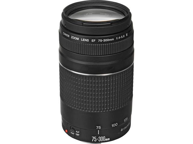Canon EF 75-300mm f/4-5.6 III Lens with ProOptic 58mm Filter Kit