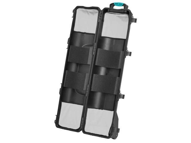 HPRC 6400WTRI Wheeled Rolling Resin Hard Case w/Interior Kit for Tripods, Black