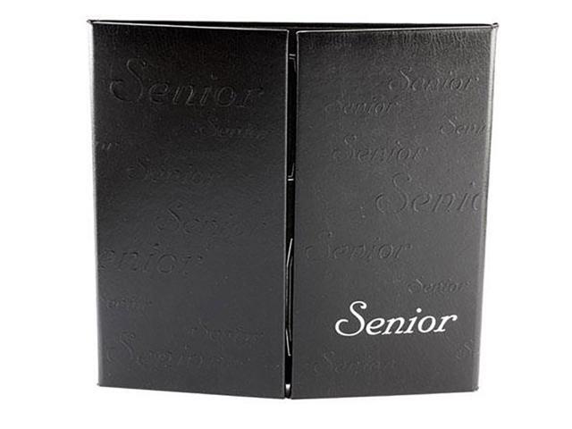 TAP Commencement Designer Photo Gallery Folio,4x6-8V Vertical,Black/Black/Silver