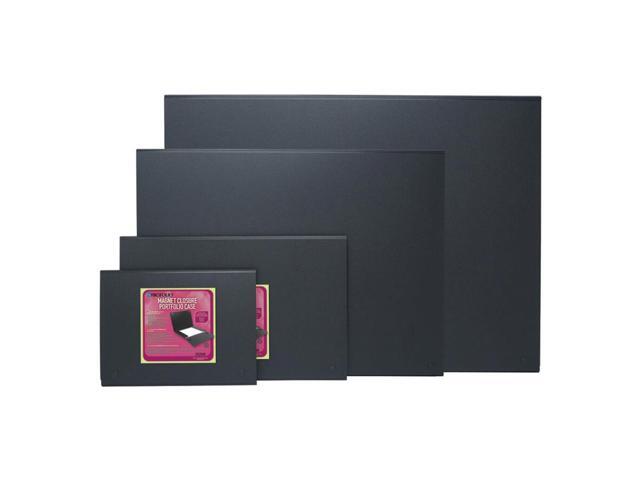 Itoya ProFolio Magnet Closure Case, 8.5x11' Letter Size, Black #MG-811BK