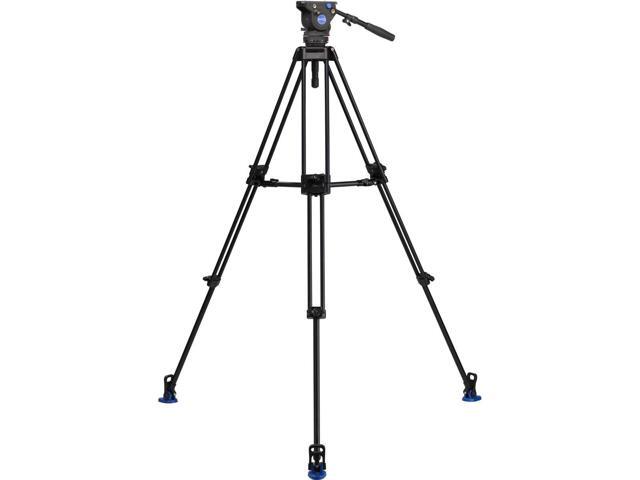 Benro BV4 PRO 3-Section Aluminum Video Tripod, Bundle with DL-08 Dolly