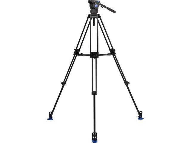 Benro BV6 PRO 3-Section Aluminum Video Tripod, Bundle with DL-08 Dolly