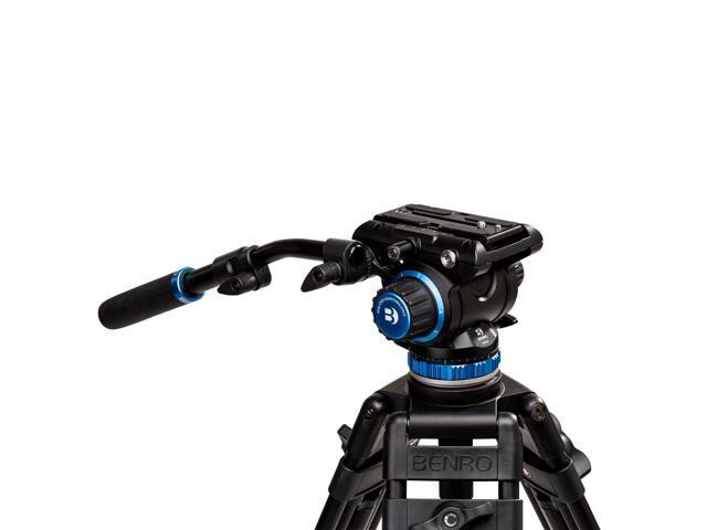 Benro S6PRO Fluid Video Head 3/8'-16 Head Mount 1/4'-20 Accessory Mounts