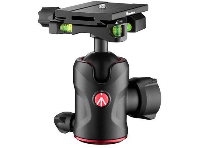 manfrotto 496 center ball head with q6 arca-type quick release plate and top lock