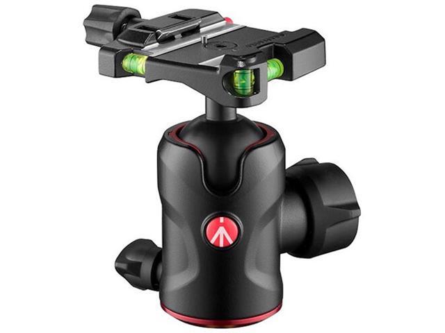 manfrotto 496 center ball head with q6 arca-type quick release plate and top lock