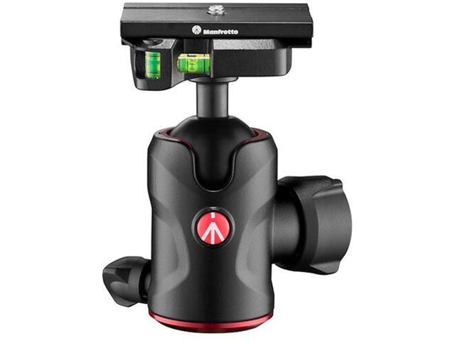 manfrotto 496 center ball head with q6 arca-type quick release plate and top lock