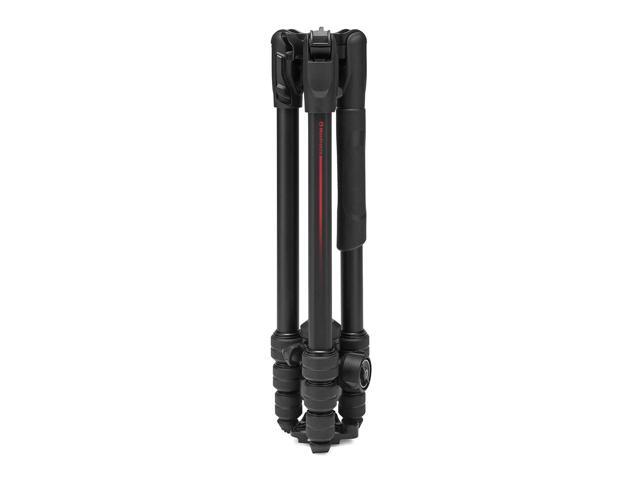Manfrotto Befree Advanced AS Twist 4-Section Aluminum Travel Tripod Kit with 494 Center Ball Head, Black