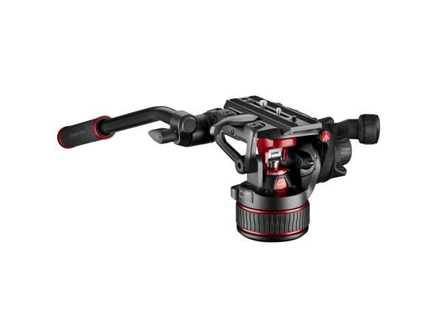 Manfrotto 3-Section Carbon Fiber Twin Leg Tripod with Nitrotech 608 Fluid Video Head and Mid-Level Spreader