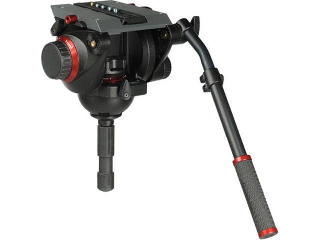 Manfrotto 536 4-Section Carbon Fiber Tripod Legs with 509 Fluid Video Head