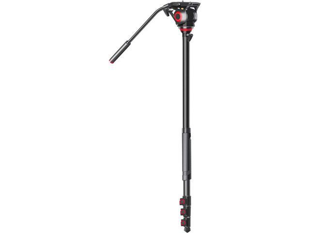 Came-TV TP-501C 3-Section Carbon Fiber Video Tripod with Fluid Head