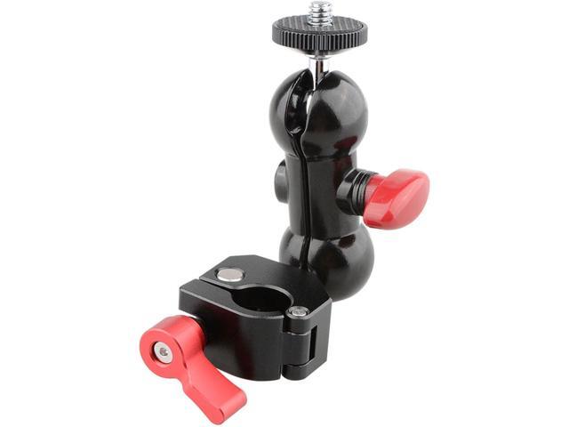 CAMVATE 15mm Quick Release Rod Clamp with Double Ball Head Mount #C1705