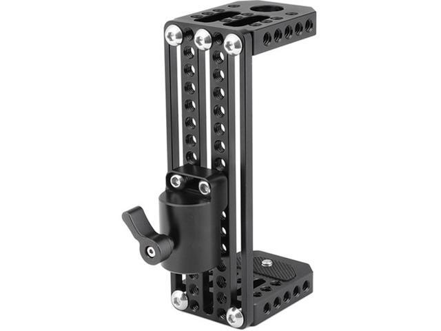 CAMVATE On-Camera Monitor Holder C Frame Cage with Light Stand Head, 16mm Column Diameter