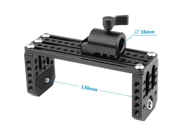 CAMVATE On-Camera Monitor Holder C Frame Cage with Light Stand Head, 16mm Column Diameter