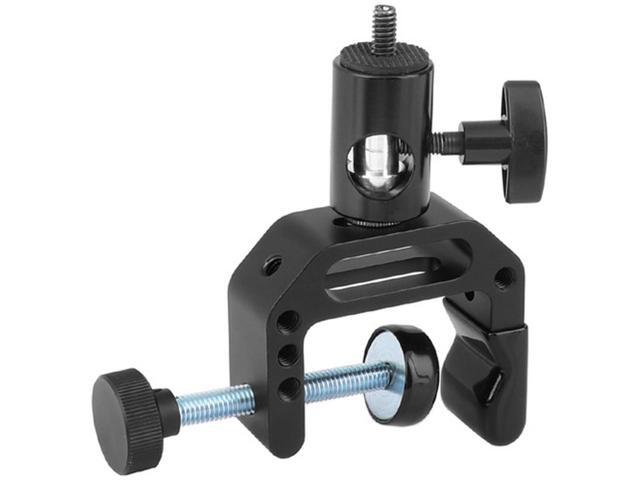 CAMVATE Universal Robust C Clamp with 1/4' & 3/8' Male & Female Thread Mounting Points & Light Stand Head Adapter