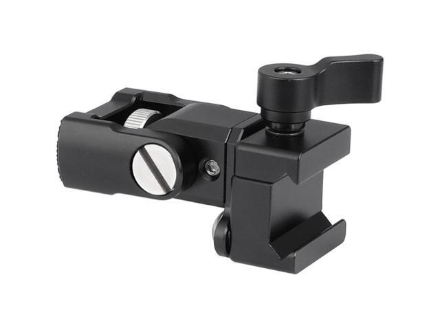 CAMVATE Tilting Monitor Support Bracket with Quick Release NATO Clamp for DSLR Camera