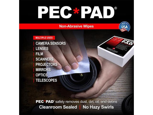 Photographic Solutions PEC PAD 4x4' Non-Abrasive Lint Free Wipes, 1200 Sheets