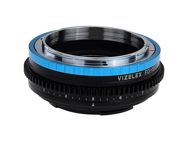 Fotodiox Vizelex Polar Throttle Lens Mount Adapter for Canon FD & FL 35mm SLR Lens to Sony Alpha E-Mount Mirrorless Camera Body with Built-In...