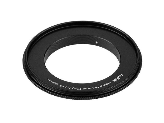 Fotodiox 58mm Filter Thread Macro Reverse Mount Adapter Ring for Fujifilm Fuji X-Series Camera Body