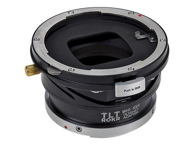 Fotodiox Pro TLT ROKR Tilt/Shift Lens Mount Adapter for Mamiya 645 (M645) Mount Lenses to Canon RF Mount Mirrorless Camera Body