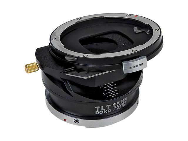 Fotodiox Pro TLT ROKR Tilt/Shift Lens Mount Adapter for Mamiya 645 (M645) Mount Lenses to Canon RF Mount Mirrorless Camera Body