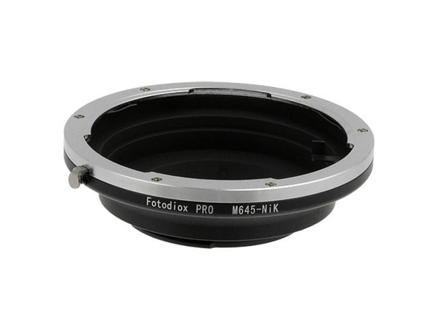 Fotodiox Pro Lens Mount Adapter Compatible Mamiya 645 MF Lenses to Nikon F-Mount Cameras